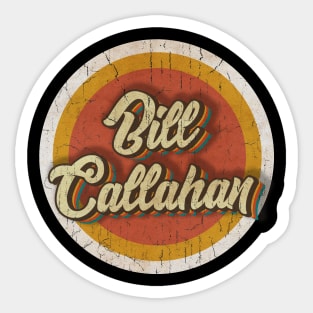 circle vintage Bill Callahan Sticker